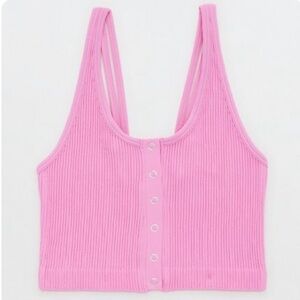 Aerie Seamless Snap Longline Bralette